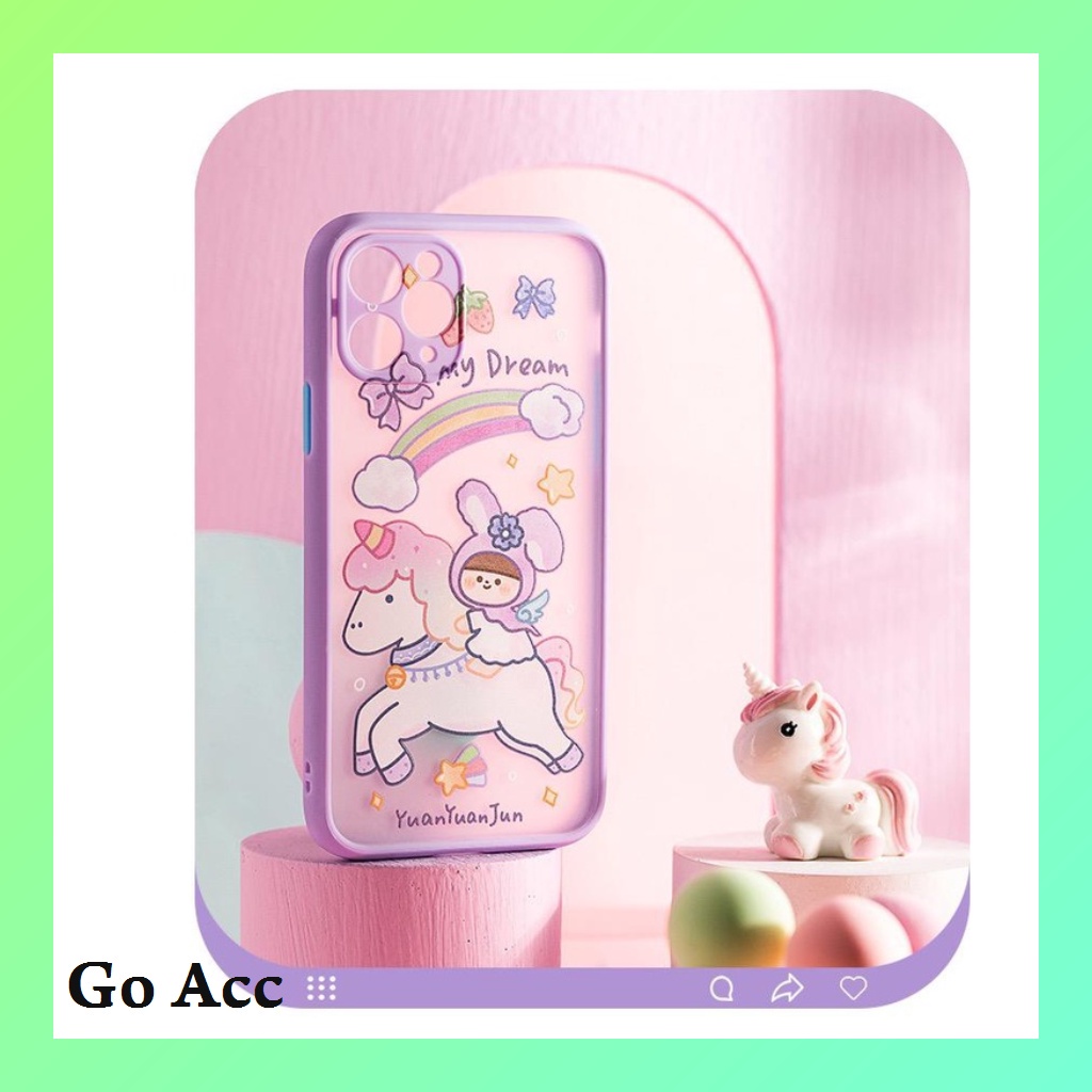 Softcase Unik Ungu Lilac Oppo A15 A15s A31 A33 A53 A3S A5 A9 A52 A72 A92 2020 F9 A16 A37/Neo 9 Realme C21y Xiaomi Redmi 8