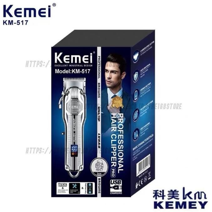 COD ALAT CUKUR RAMBUT CAS KEMEI KM-802 PROFESSIONAL HAIR CLIPPER ORIGINAL KEMEI KM-802 / MESIN CUKUR RAMBUT KEMEI KM-517 / ALAT POTONG RAMBUT