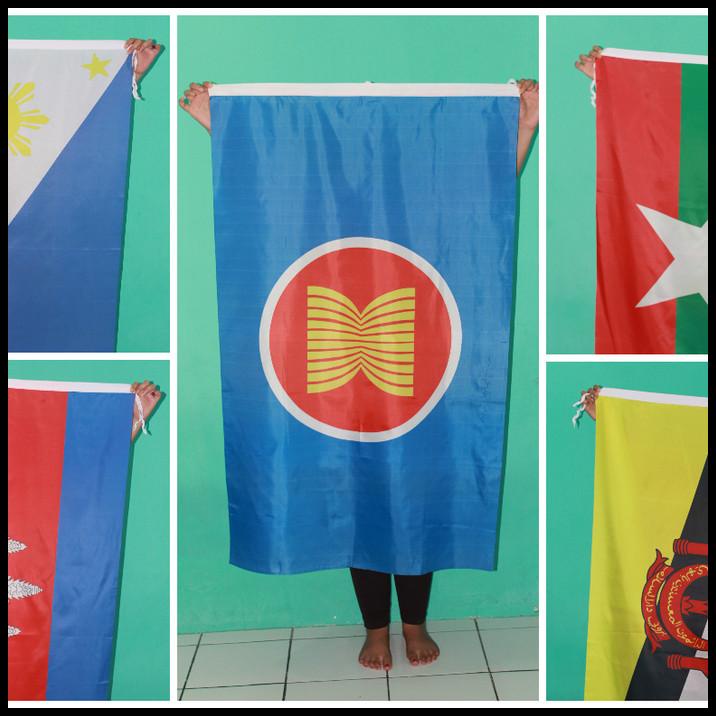 Jual Bendera Negara Asean Ukuran 90X135 Cm | Shopee Indonesia