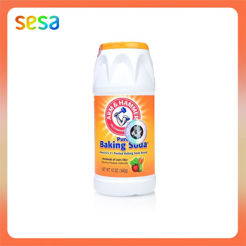 

ARM & HAMMER Pure Baking Soda 340gr - Pembersih Sabun Cuci Buah & Sayur