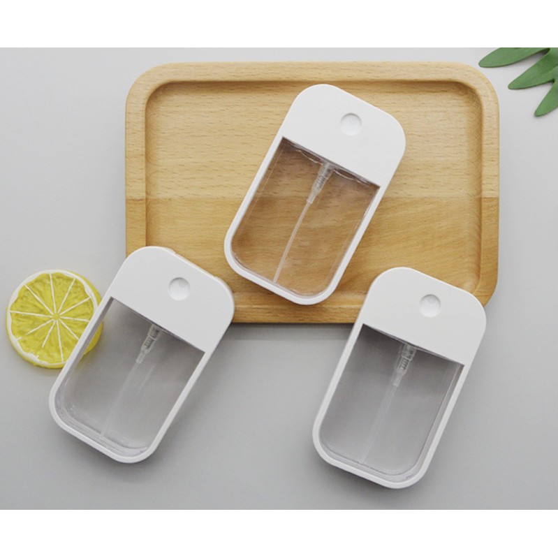 BOTOL SPRAY SANITIZER 45ml SQUARE TOUCHLAND TUCA Botol KOSONG HAND SANITIZER PARFUM FREE Corong