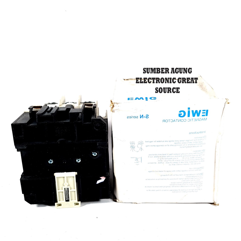 SN65 Ewig Kontaktor Panel Listrik 100A Daya Besar Magnetic Contactor AC