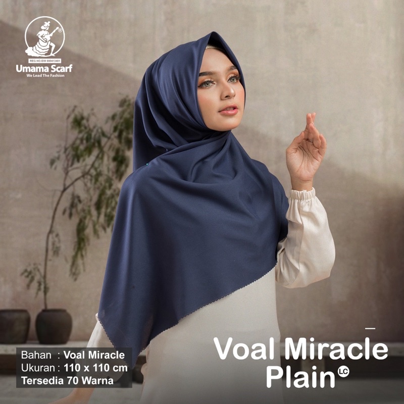 [PART 2] HIJAB SEGIEMPAT TERMURAH VOAL MIRACLE PLAIN UMAMA