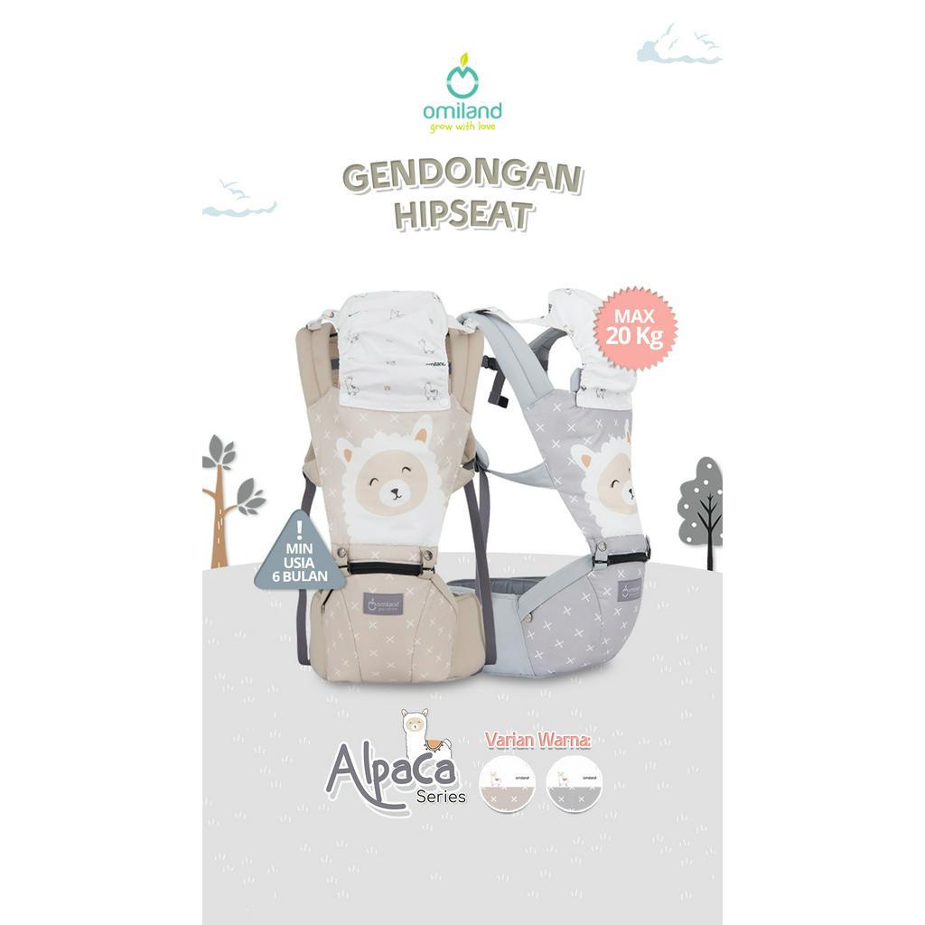 Original Aneka Gendongan Bayi Hip Seat  Snobby Artsy Summit Beach Bearly Athaya Emily Freya Zebra Twiza Jolly -Omiland Alpaca Rainbow Sloth