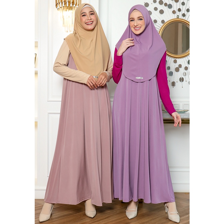 Gamis Kensy Seleting (Busui) - JV Hasanah Adelia Zipper (Busui) Dress