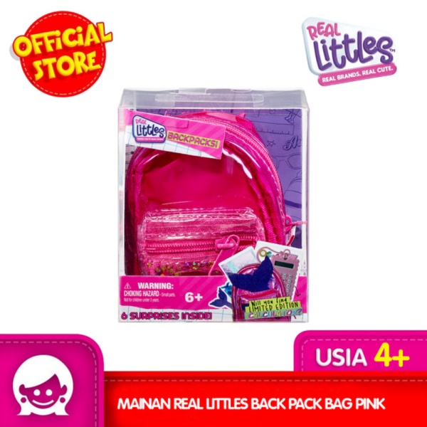 

Mainan Real Littles Back Pack Bag Pink Berkualitas