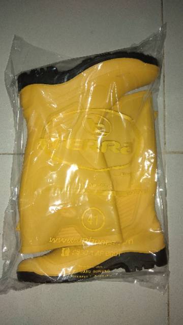 sepatu boot karet ap boots eco 3 kuning