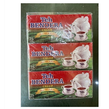 TEH BENDERA CELUP ISI 25 PCS