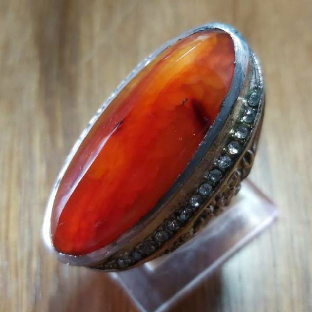 Cincin Batu Akik Pandan Nanas
