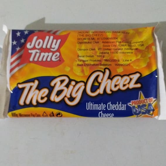

Eksklusif JOLLY TIME POP CORN USA PRODUCT - Big Cheez Special