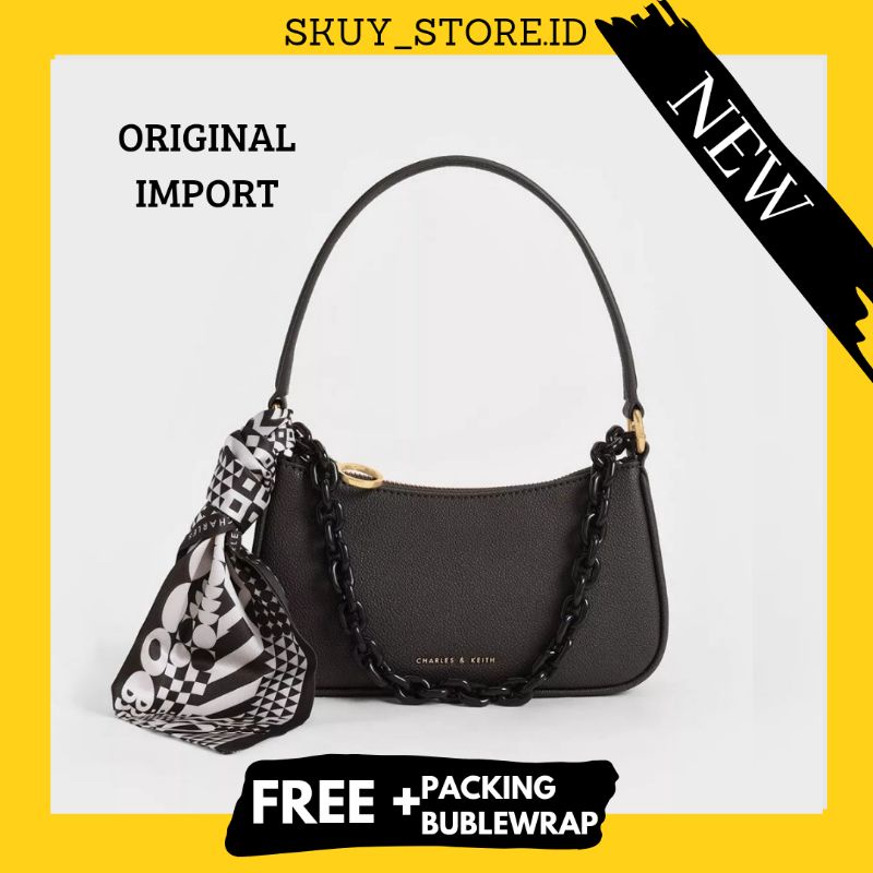 TAS CK CHRLES & KEIITH CHAIN SELEMPANG WANITA BRANDED TERBARU MBC1338