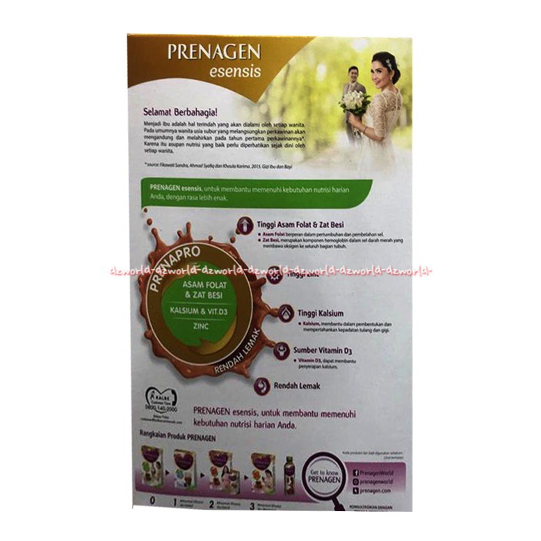 Prenagen Esensis 360gr Susu Penage Velvety Chocolate Prenapro Persiapan Kehamilan Pra Kehamilan Susu Untuk Promil Rasa Coklat Cokelat Esen Sis Prenagent 360 gram