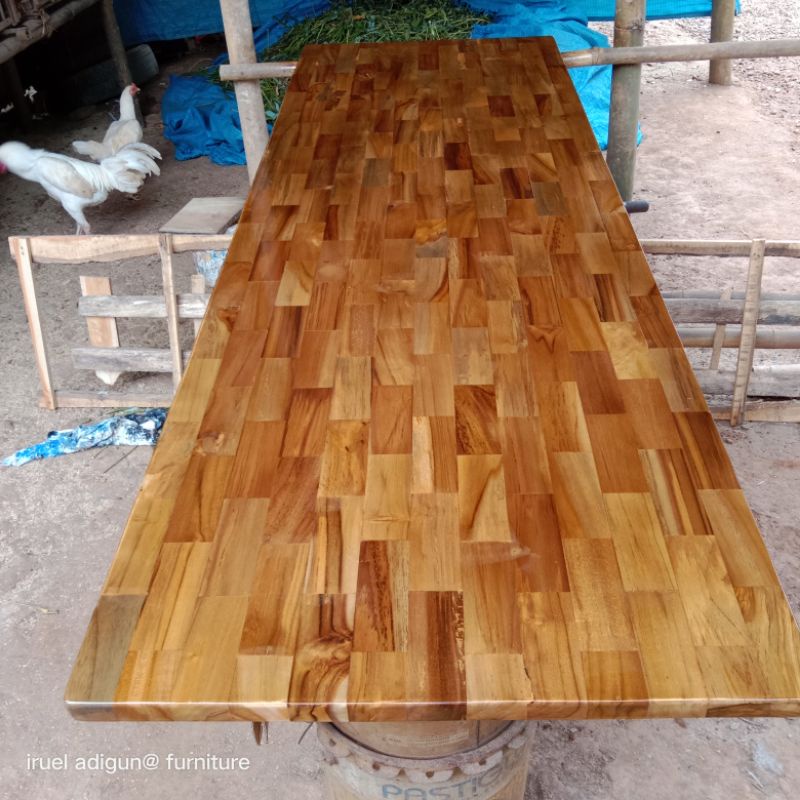 Papan Top Table Mahoni 120X60X2 Sudah Finishing 056