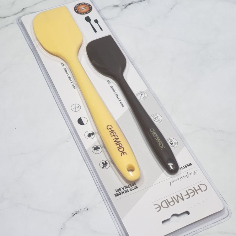 Chefmade silicone spatula set 2pcs