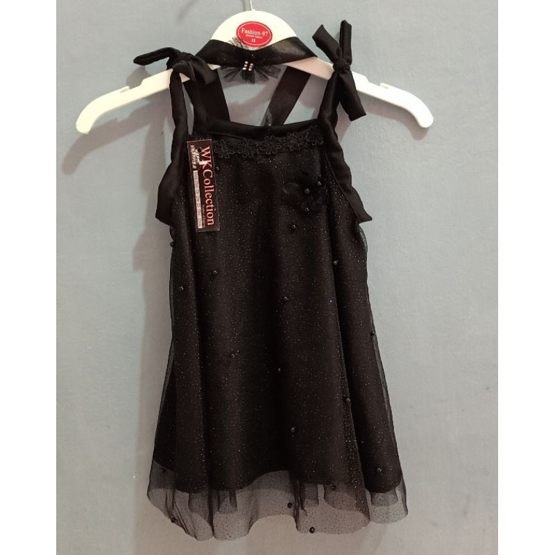 GAUN ANAK PEREMPUAN BAHAN TILE SPRINGKLE DRESS ANAK TERLAROS