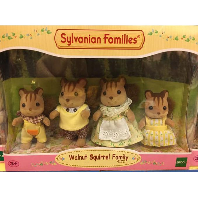 sylvanian families walnut squirrel family