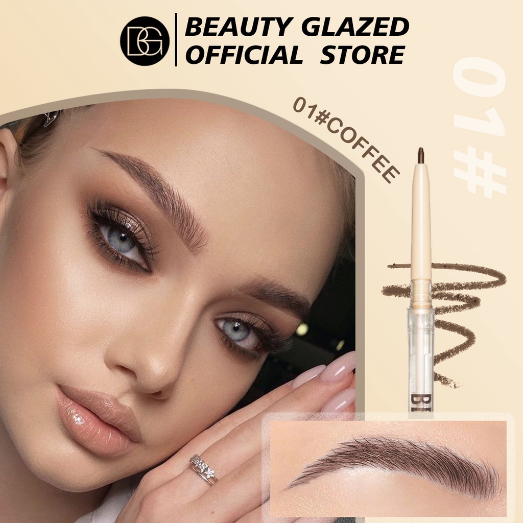 Beauty Glazed Eyebrow Pencil Softly Very Fine Eyebrow Pencil Beauty Glazed Pensil Alis Beauty Glazed Eyebrow Waterproof