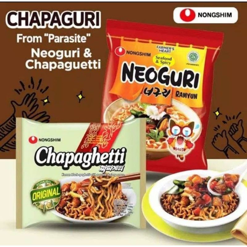 

PAKET MIE RAMDON NONGSHIM CHAPAGURI(CHAPAGETTI+ NEOGURI) PARASITE