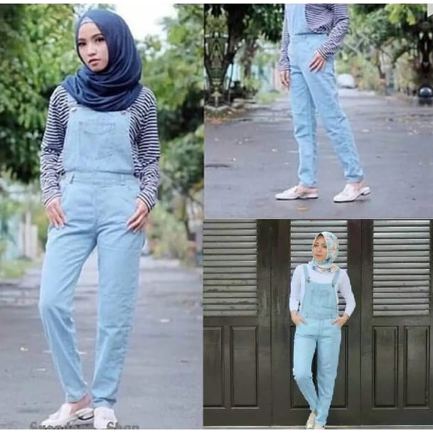 Jumpsuit Wanita Celana Kodok Baju Kodok Setelan Wanita (Tanpa Inner/Baju dalam)