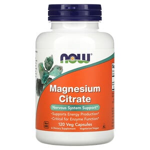 Now Foods Magnesium Citrate 120 Veg Now Magnesium Citrate