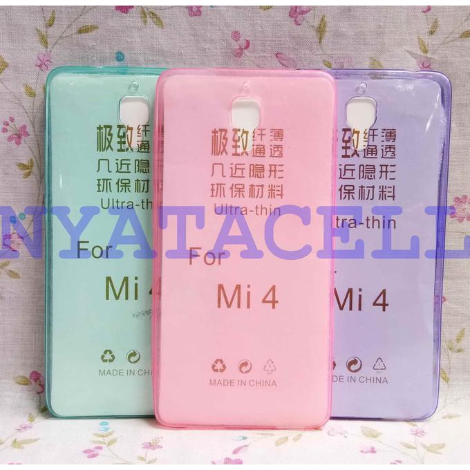 NEW PROMO CASE ULTRATHIN XIAOMI MI4 MI 4 /ULTRA THIN/SOFTCASE/SILIKON/SOFT - BENING MILENIA