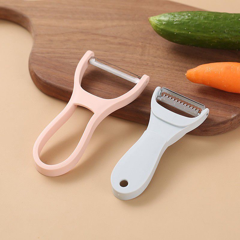 Peeler 2 in1 Parutan Pengupas Serutan Slicer Pisau Buah Sayuran Wortel