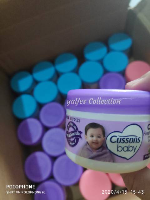 Cream cussons baby newborn mild &amp; gentle skin 50 g pink biru ungu krim cusson pelembab kulit bayi