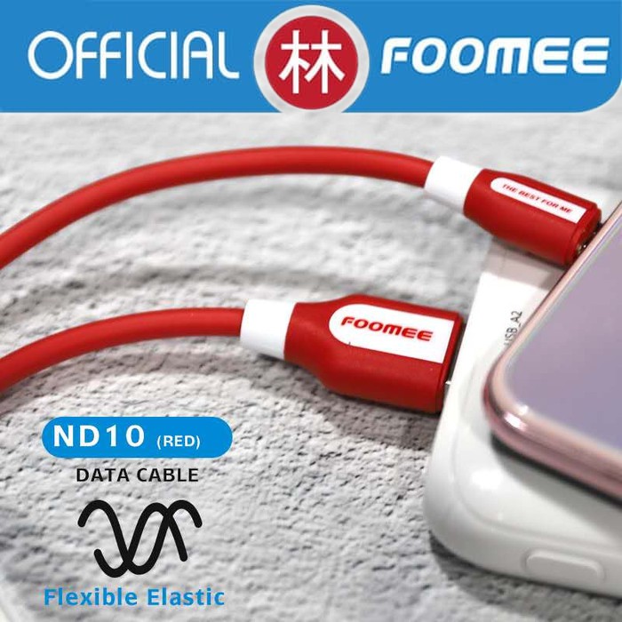 Foomee ND10 Micro USB Data Cable Flexibel Elastic