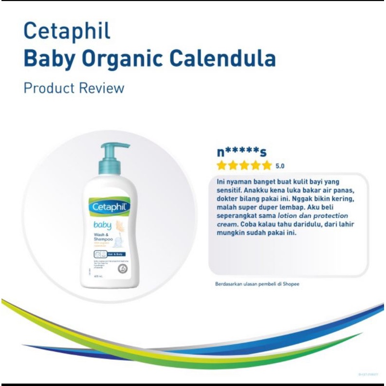 Cetaphil Wash &amp; Shampoo Calendula 400ml