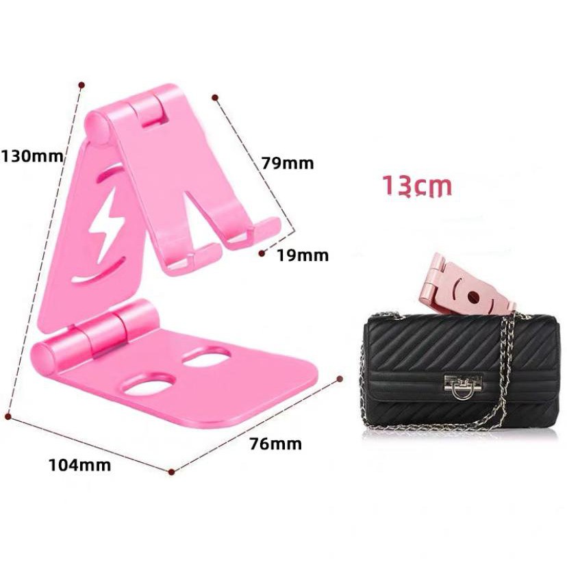 Dudukan Handphone Portable Penyanggan HP Portable Ergonomis Stand Folding Braket