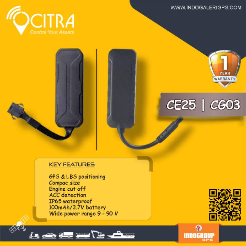 GPS tracker mini untuk motor mobil truk server indonesia Citratrack