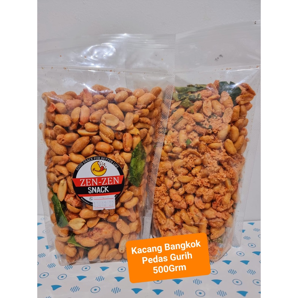 KACANG BANGKOK 500Gr PEDAS GURIH  DAUN JERUK