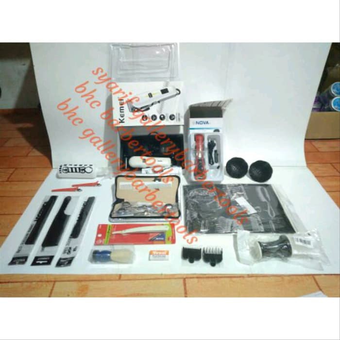 Promo set paket perlengkapan alat pangkas rambut barber potong ramb