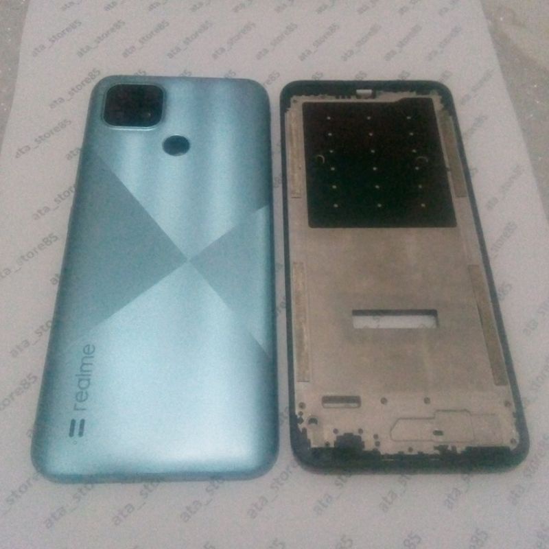 Backdoor Fullset Backdor Backover BC Back Casing Kesing Housing Tutup Belakang Baterai Realme C21 | C 21 Original