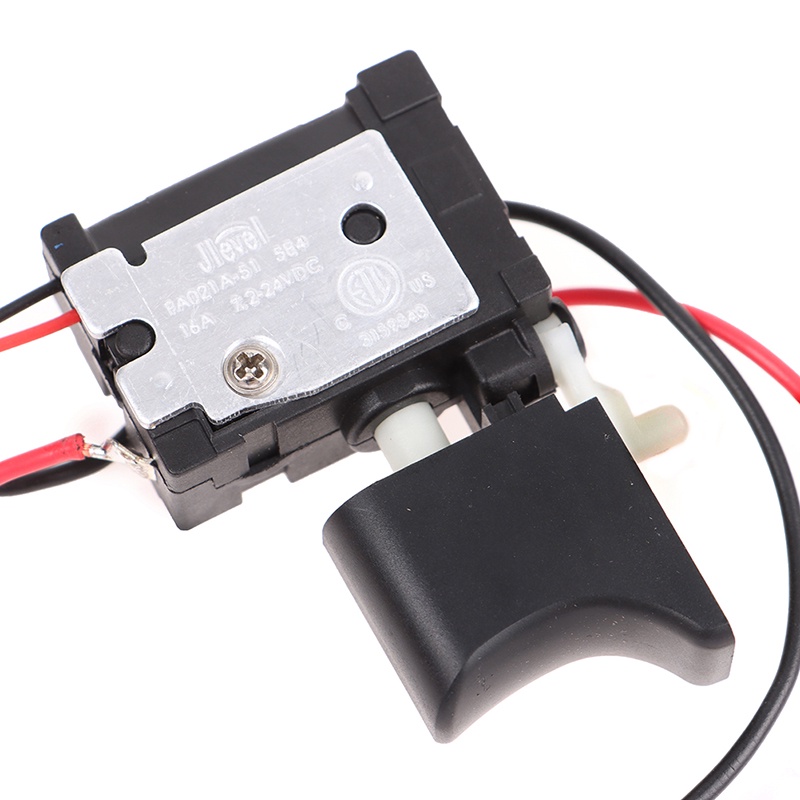 Saklar Tombol Tekan Kontrol Kecepatan Bor Listrik DC 7.2-24V Tahan Debu