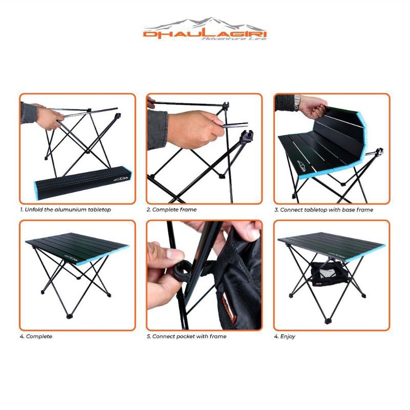 Dhaulagiri Folding Table Meja Lipat Outdoor