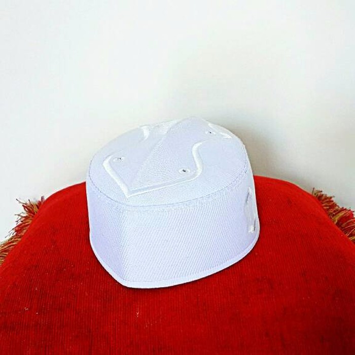 TERLARIS Peci Haji Songkok Kopiah Al Fauzi Terompah Sandal Nabi Bordir Spesial