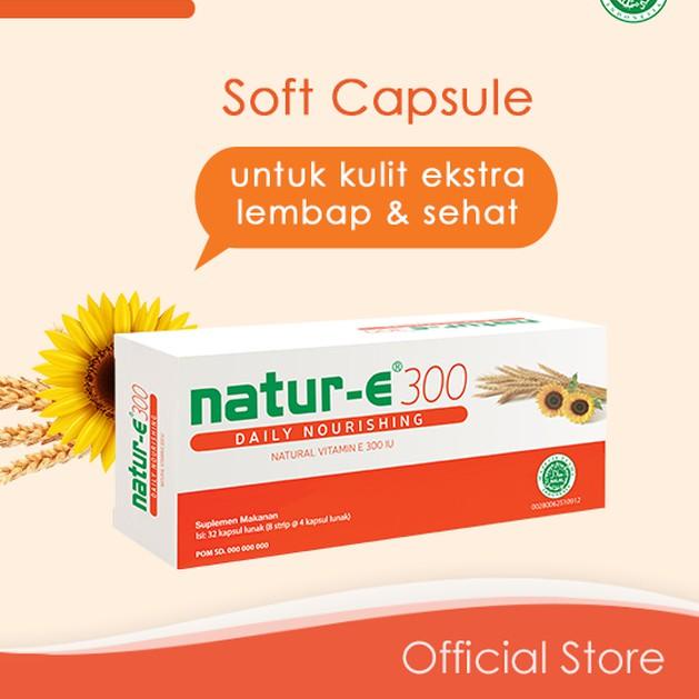Promo 17|SQ28|Natur-E 300 IU 32 kapsul Daily Nourishing Natural Vitamin E NATURE NATUR -E NATUR E 30