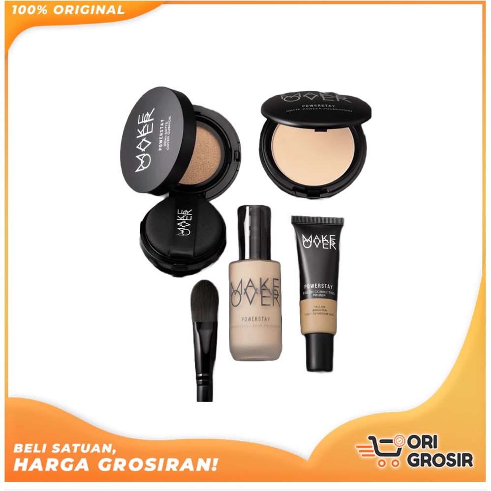 ORI Grosir MAKE OVER Powerstay SERIES | MAKE OVER SERIES Cushion / Powder / Foundation
