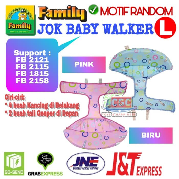 jok babywalker family ukuran L Tipe  2115, 2116, 2117, 2121, 2121, 2158