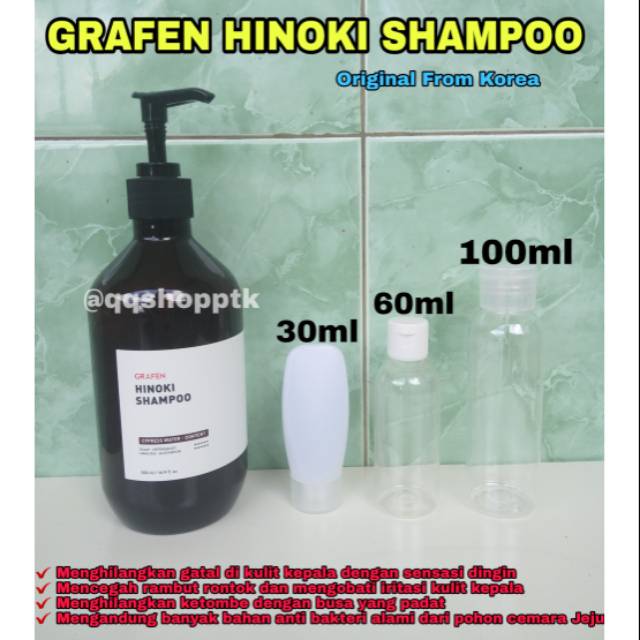 SHARE GRAFEN HINOKI SHAMPOO ORIGINAL ATASI RAMBUT RONTOK