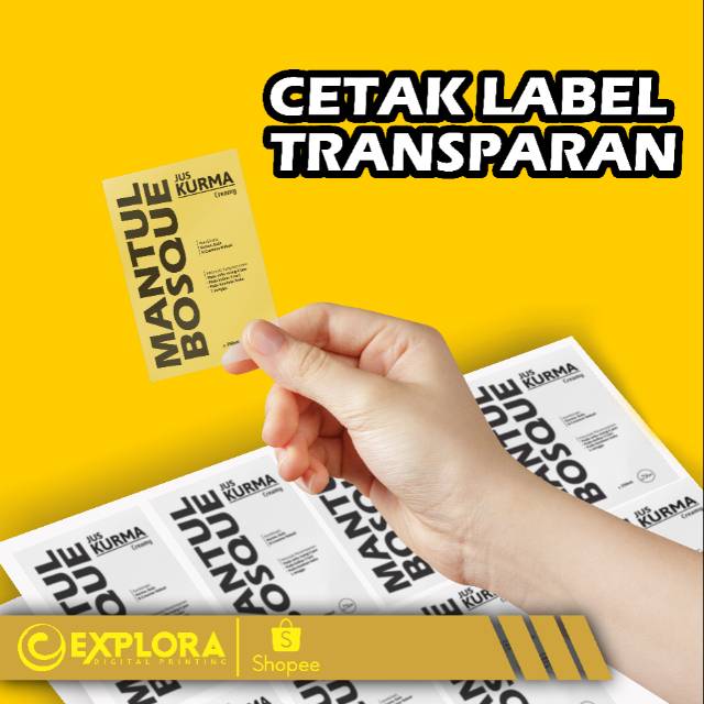 

CETAK STIKER TRANSPARANT CUTTING A3+