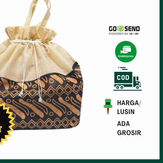 

tas serut batik bambu box nasi/snack 22x22 - REQUEST, LUSINAN