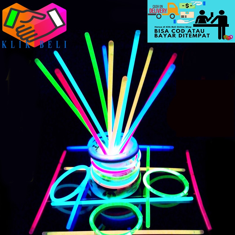 Glow Stick / Glow Stik / Gelang Glow In the Dark Party Pack Fosfor