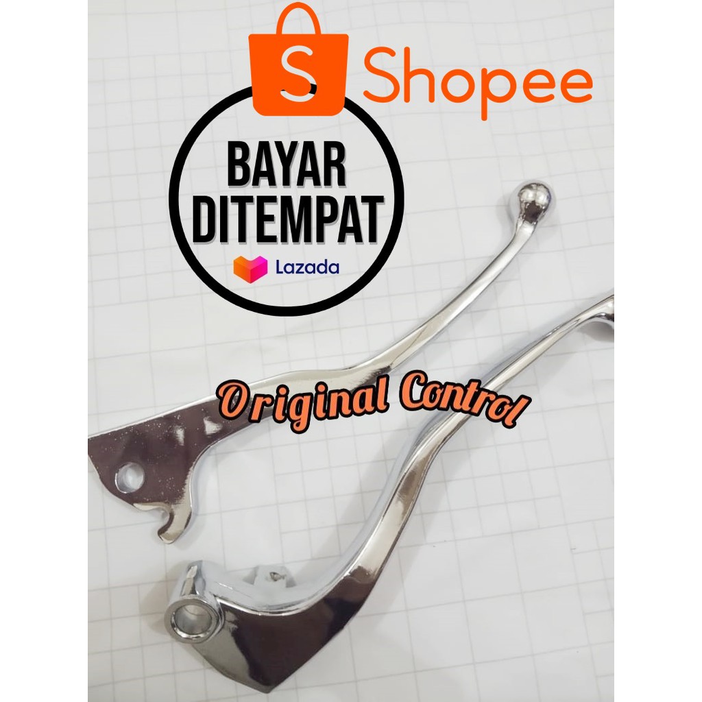 Handle handel rem + kopling Vixion RX king Scorpio - Chrome