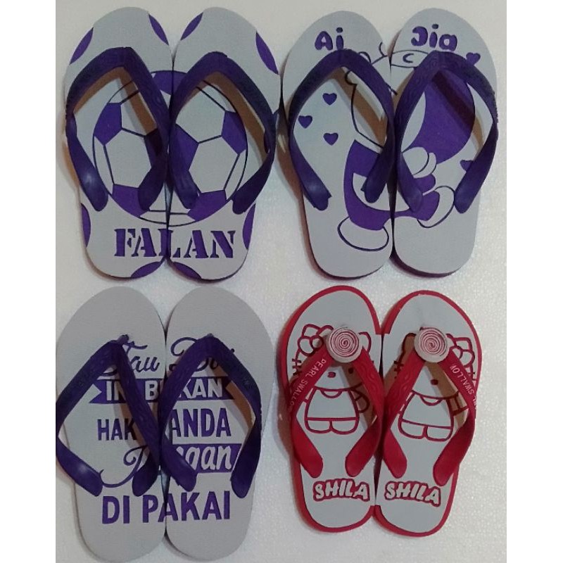 Sandal imut lucu bisa pesan gambar dan nama sesukanya Sandal imut lucu bisa pesan gambar dan nama sesukanya