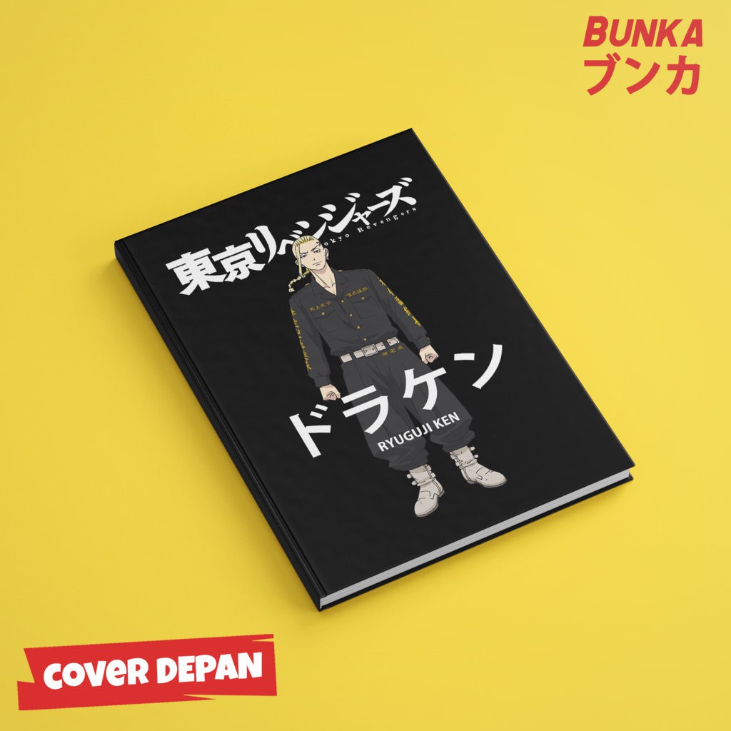 

Notebook Anime Tokyo Revengers Draken Hardcover A5 Buku Tulis Catatan Note Agenda Planner Jurnal