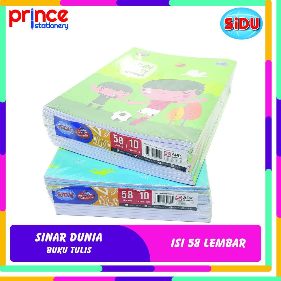 

PRODUK KEREN BUKU TULIS SINAR DUNIA ISI 58 LEMBAR 3480 ➥
