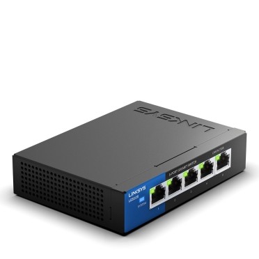 Networking Linksys Switch 5 Port 10/100/1000 Mbps Gigabit Switch - LGS105-AP