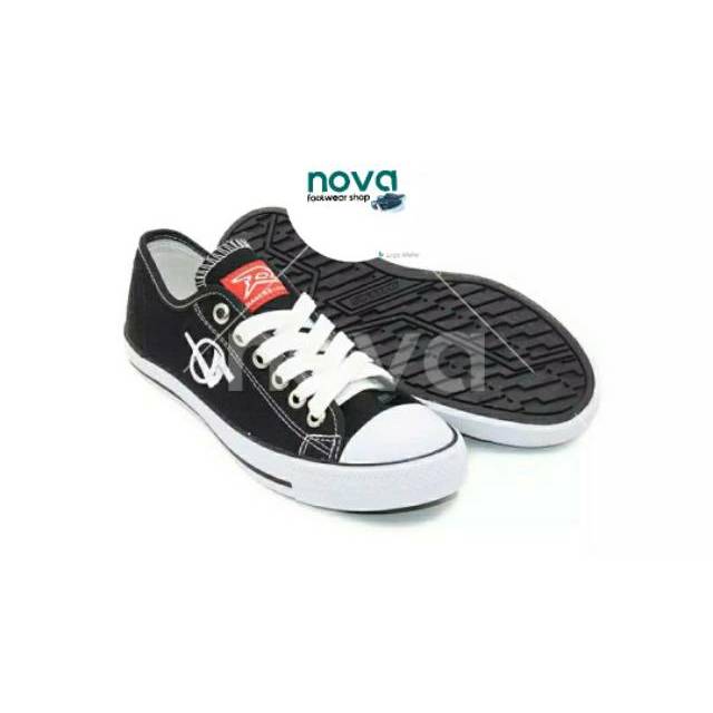 SEPATU DALLAS CAMPUS LOW CUT (LC) BLACK WHITE